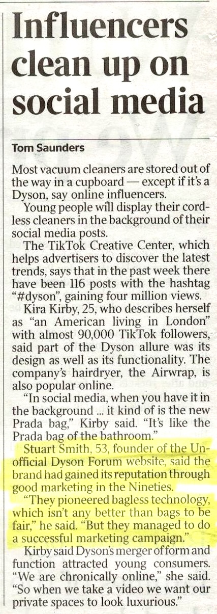 Manchester Vacs Media - The Times 2023